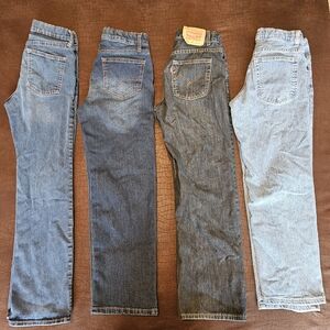 Old Navy Levi's Sonoma Falls Creek Straight Leg Jeans Size 10 And 12 Adjustable.